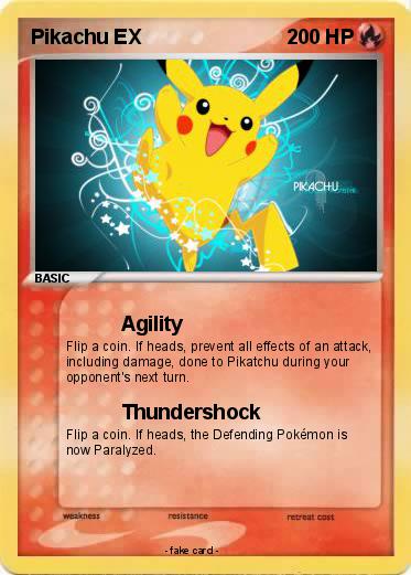 Pokemon Pikachu EX