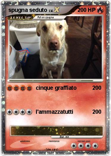 Pokemon spugna seduto