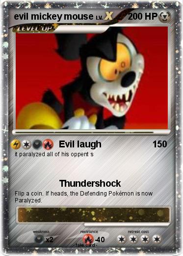 Pokemon evil mickey mouse