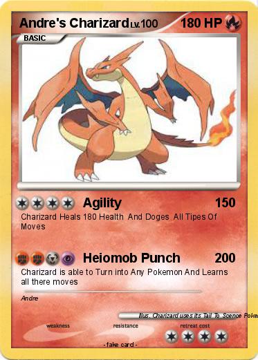 Pokemon Andre's Charizard
