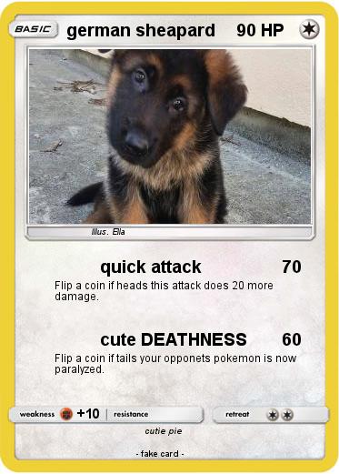 Pokemon german sheapard