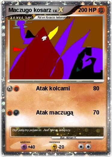 Pokemon Maczugo kosarz