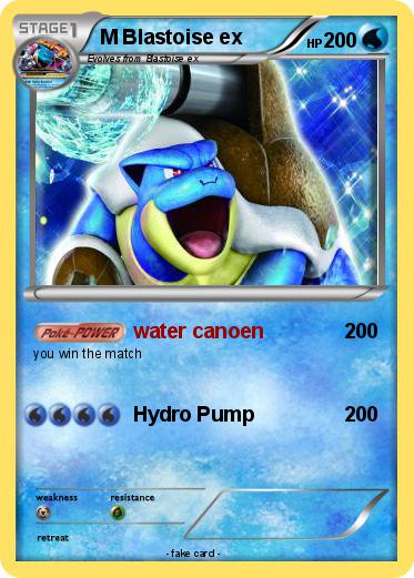 Pokemon M Blastoise ex