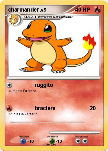 Pokemon charmander