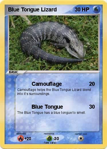 Pokemon Blue Tongue Lizard