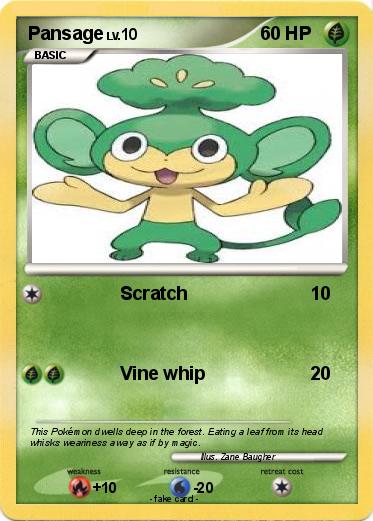 Pokemon Pansage
