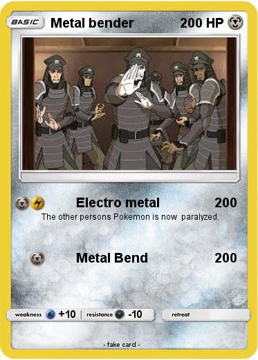 Pokemon Metal bender