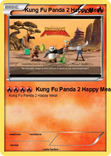 Pokemon Kung Fu Panda 2 Happy Meal