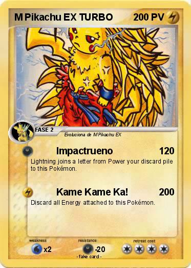 Pokemon M Pikachu EX TURBO