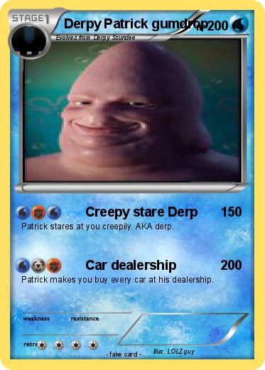 Pokemon Derpy Patrick gumdrop