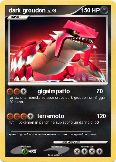 Pokemon dark groudon