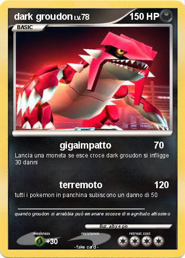 Pokemon dark groudon