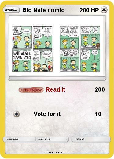 Pokemon Big Nate comic