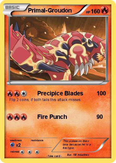 Pokemon Primal-Groudon