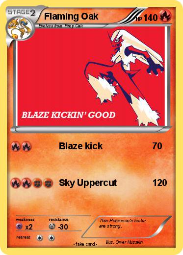 Pokemon Flaming Oak
