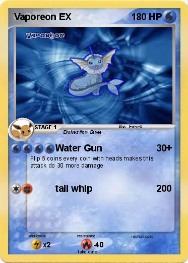 Pokemon Vaporeon EX