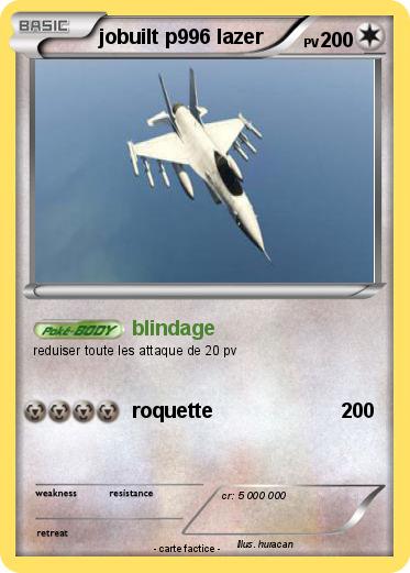 Pokemon jobuilt p996 lazer