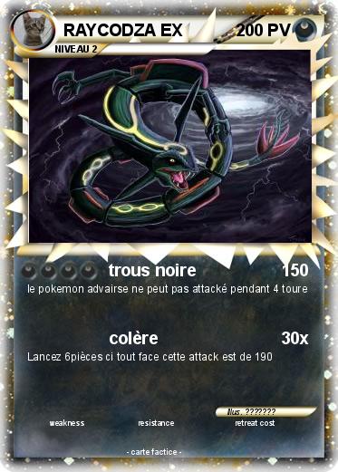 Pokemon RAYCODZA EX