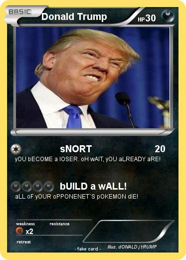 Pokemon Donald Trump