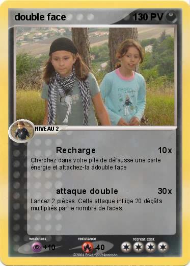 Pokemon double face