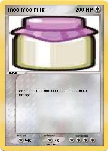 Pokemon moo moo milk