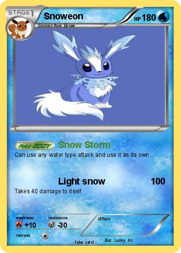 Pokemon Snoweon