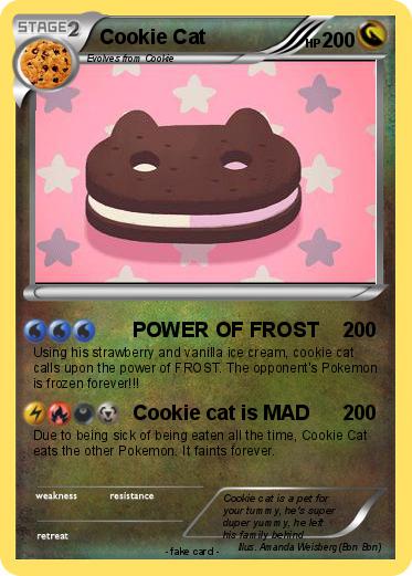 Pokemon Cookie Cat