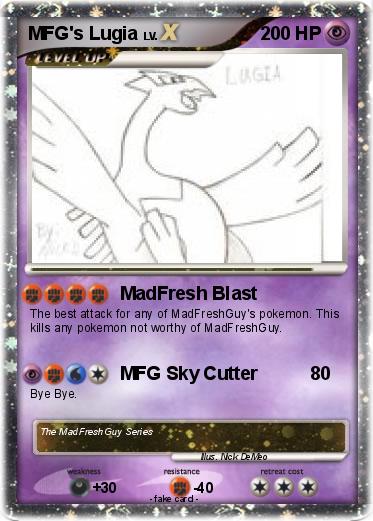 Pokemon MFG's Lugia