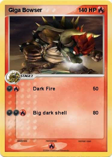 Pokemon Giga Bowser