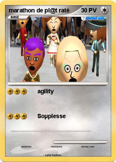 Pokemon marathon de pl@t raté