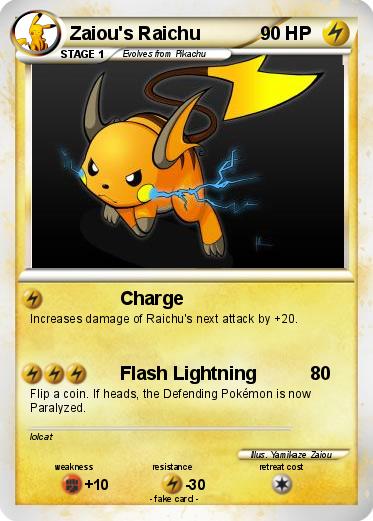 Pokemon Zaiou's Raichu