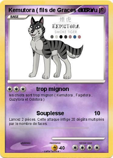 Pokemon Kemutora ( fils de Graces et Buru )