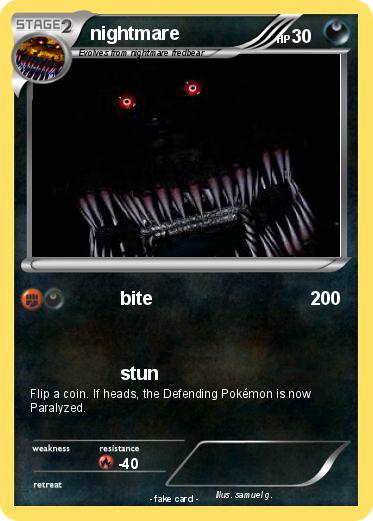 Pokemon nightmare