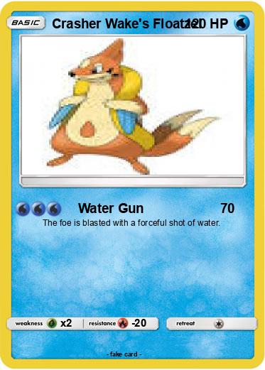 Pokemon Crasher Wake's Floatzel