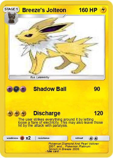 Pokemon Breeze's Jolteon