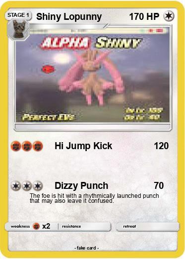 Pokemon Shiny Lopunny