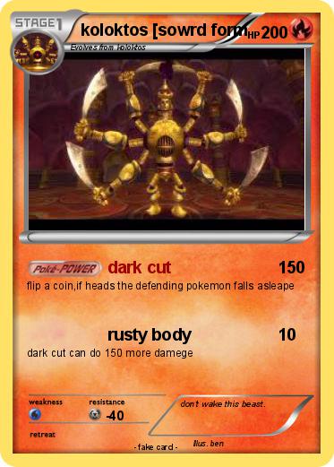 Pokemon koloktos [sowrd form