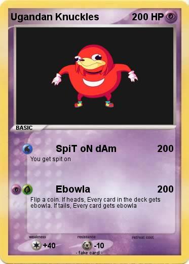 Pokemon Ugandan Knuckles