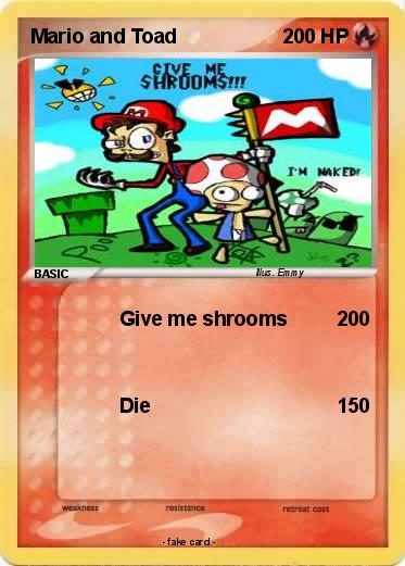 Pokemon Mario and Toad