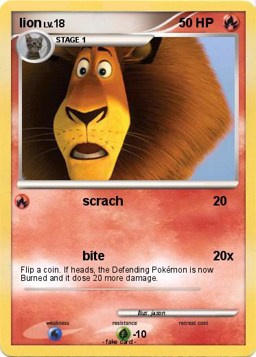 Pokemon lion