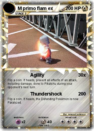 Pokemon M primo flam ex