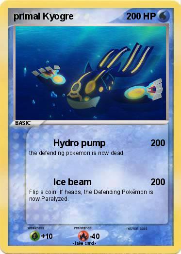 Pokemon primal Kyogre