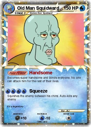 Pokemon Old Man Squidward
