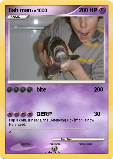 Pokemon fish man