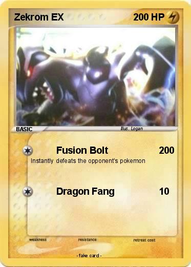 Pokemon Zekrom EX