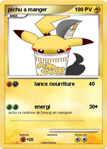 Pokemon pichu a manger