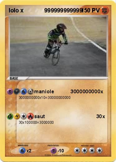 Pokemon lolo x             999999999999