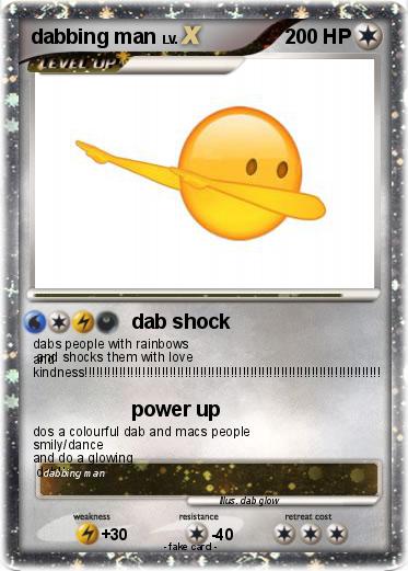 Pokemon dabbing man