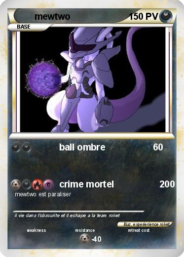 Pokemon mewtwo