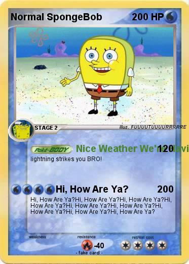 Pokemon Normal SpongeBob